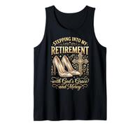 Stepping Into My Retirement with God's Grace and Mercy Tank Top
