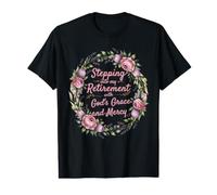 Stepping Into My Retirement with God's Grace and Mercy Value Graphic T-Shirt