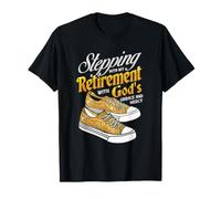 Stepping Into My Retirement with God's Grace Mercy Retired T-Shirt