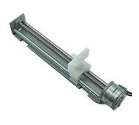 Stepping Motor Slide Table, Micro 2 Phase 4 Wire Stepper Motor Linear Screw Actuator 80mm Stroke DC 5V 15mm Reducer