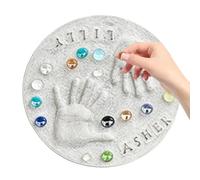 Stepping Stone Kit, Personalized Garden Stone, Complete 26-Piece Alphabet Stamp Set, Kids Arts and Crafts Set with 26 Letter Stamps, Custom Concrete Paver Kit for Adults Family Birthday Holiday