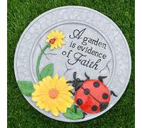 Stepping Stone， Ladybug Bird Butterfly Pattern Outdoor Walkway Path Stones, Eco-Friendly Resinous Landscaping Décor Foot Stone(Ladybug,2PCS)