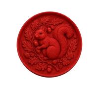 Stepping Stone Mold, Bird Pattern Garden Art Concrete Moulds Easy Release, Reusable Stepping Stone Molds, Decorative Animal Concrete Casting Mold, for Garden Pathway Yard Patio (Squirrel)