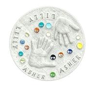Stepping Stone Mold Set for Mother ' s Day Gift Offering Customization Possibilities for Artists Handprint Concrete Casting Set