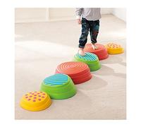 Stepping Stones Kids River Stone Toys | Tactile Sensory Training Games | Stackable Balance Stepping Stones (Size : 6 PCS)