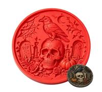 Stepping1 Stone Mold for Concrete Reusable Silicone Funny Spooky Halloween1