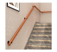 Steps handrails No-Slip Stair Handrail Solid Wood Railing with Wall Mount Supports Safety Stair Rail for Home Interior Indoor(Brown,80cm)
