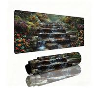 Steps Mouse Pad Large 1000x500x3mm Desk Mat Retro Gaming Mouse Pad Table Protector Non-Slip Rubber Base for Stable Grip on Smooth Surfaces Wear-Resistant Mousepad for Computers, Laptop, PC W1-773