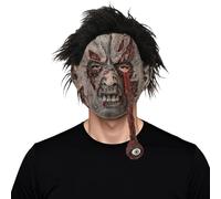 stepsin Scary Halloween Zombie Mask Creepy Walking Dead Demon Monster Mask Eyeball Falling Out Horror Cosplay Props for Adults