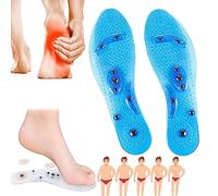 Stepsoothe Far Infrared Acupressure Insoles, Step Soothe Insoles, Magnetic Acupressure Foot Therapy Insole, Acupressure Reflexology Slimming Insoles (25CM,1PC Blue)