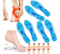 Stepsoothe Far Infrared Acupressure Insoles, Step Soothe Insoles, Magnetic Acupressure Foot Therapy Insole, Acupressure Reflexology Slimming Insoles (29CM,3PCS Blue)