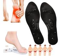 Stepsoothe Far Infrared Acupressure Insoles, Step Soothe Insoles, Magnetic Acupressure Foot Therapy Insole, Acupressure Reflexology Slimming Insoles (27CM,1PC Black)
