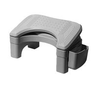 Stepstools Squatting Toilet Step Stool for Adult Squatting with Storage Box Office Footstool for Office Toilet and Home 24 * 46 * 17cm Step Stool(Grey)