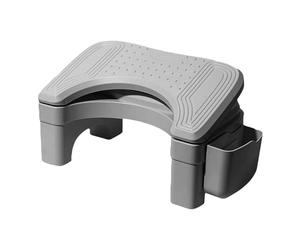 Stepstools Squatting Toilet Step Stool for Adult Squatting with Storage Box Office Footstool for Office Toilet and Home 24 * 46 * 17cm Step Stool(Grey)