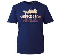 Steptoe and Son T-Shirt, Funny Scrap Merchants Tradesmen Company Logo Slogan Shirt, Gift Unisex Tee Top (Navy, 3XL Years)