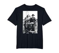Steptoe and Son Wilfrid Brambell & Harry H Corbett 1974 T-Shirt, Men's Big and Tall, Black, 6X Tall