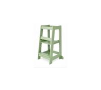 Stepup Baby Toddler Tower with Adjustable Step, Green Montessori-Inspired Toddler