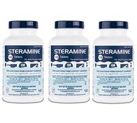 Steramine Quaternary Sanitizing Tablets - 150 Sanitizer Tablets per bottle, 3-Bottles