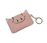 STERCULIA Birth Control Pill Case/Wallet PU Leather Medicine Holder Cute with Keychain(Pink)