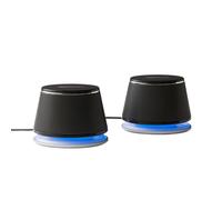 Amazon Basics Stereo 2.0 Speakers for PC or Laptop, 3.5mm Aux 1 Pair, Black