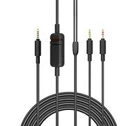 Stereo 3.5mm Cable Gaming Headset Cable For MMX300 Headphone Cable Volume Control Inline Cord Accessories