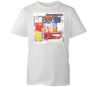 Stereo Art Phonics Vibrant T-Shirt, Funny Retro Welsh Rock Band Music Lover Fan Concert Shirt, Gift Unisex Tee Top (White, M Years)