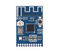Stereo Audio Transmitter Receiver Module Board Wireless Audio Transmission Low Latency 20m Range 80dB Dynamic 95dB SNR Efficient Power 3.5-5V 35mA Blue 23.5mm x 15.5mm DIY Home Ent
