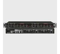 Stereo Compressor Limiter with Anti-Howling Digital Reverberator - Premium Sound Crossover and Stereo Effect for Live Performances and Karaoke