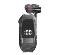 Stereo Earbuds, Earpiece Microphone Noise Earbuds Earphones | Retractable Wireless Earphones Eliminates the Need to Worry About Grovi
