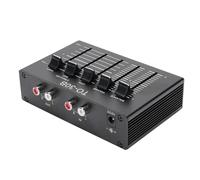 Stereo EQ Equalizer 3 Band Sound 2 Channel Equalizer with Balance 12dB High Mid Low Tones Adjustment Volume Control Balanced DC 5V Adapters for Electronics Record Player Guitars