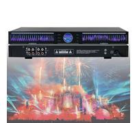 Stereo Equalizer for Home Audio, Dual Channel 22-Band Graphic Equalizer, DJ Professional 1U Rack Mount, 10 Preset Effects, Noise Reduction, Hifi Home EQ Tuning Equalizer