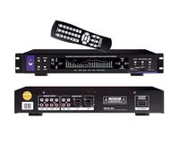 Stereo Graphic Equalizer Professional Digital Pre-stage Effect Anti-howling Audio Processor Automatic Noise Reduction for House Karaoke, Stage, Performance