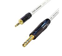 Stereo Mini Jack to Stereo Jack Lead. 3.5mm Mini jack to 6mm Jack Cable. Ipod to Amplifier (75cm, White)