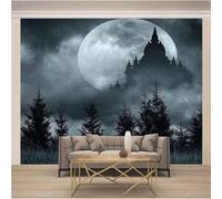 Stereo Moon Castle Woods Art 3D Wallpaper Luxury Home Dining Decor Paste Sofa Living Room The Wall for Bedroom Mural-250cm×170cm