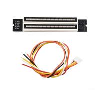 Stereo Music Audio Level Indicator VU Meter LED with Signal Input Isolation and Multiple Visual Effect Modes 12V 24V (A)