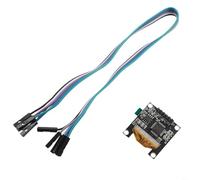 Stereo Music for SPECTRUM Display Analyzer With 096 Inch for OLED Screen Audio Level Indicator VU Meter Dual Channel Module For 3V To 5V DC Power(Without Box)