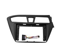Stereo Panel Car GPS Navigation Panel 9 Inch Screen Radio Fascias Panel Frame 2 Din Headuint Stereo Frame For HYUNDAI I20 2014 2015 2016 2017 2018(Frame cable-RHD)