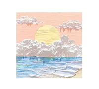 Stereo Perception Oil Painting Sticky Note Self-Stick Note Posted It Pads for School Classroom Memo Pad 80 Pages Landscape Pad Retro Posted It Notes Student Message Pads Study Memos N