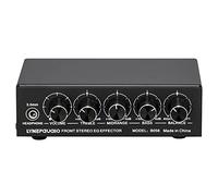Stereo Preamplifier Preamp with High Medium Bass Adjuster 3-Channel Sound Mixer 3-Way Input 3 5mm 6 Output Interface USB 5V Charging 20Hz-20KHz Frequency Response 107dB Signal to N