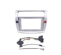 stereo radio fascia frame For Citroen C4 C-Triomphe C-Quatre 2004 2005 2006 2007 2008-2014 Video Panel Audio 2 Din Frame Kit 9" Car Radio Fascia(SILVER)