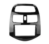 stereo radio fascia frame For Daewoo For Martiz 2014 Dash Kit Installation Trim Facia DVD Frame Double Din Car Radio Fascia(UV Black)