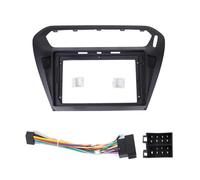 stereo radio fascia frame For Peugeot 301 2Din Car Radio Fascia DVD Stereo Frame Plate Adapter Mounting Dash 9Inch(Black with cord)