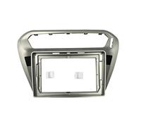 stereo radio fascia frame For Peugeot 301 2Din Car Radio Fascia DVD Stereo Frame Plate Adapter Mounting Dash 9Inch(Silver Frame)