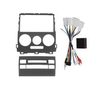 stereo radio fascia frame For Toyota For Land Cruiser For Prado 120 2002 2003-2009 Audio 2 Din Frame Dashboard Panel Mount Kit 9" Car Radio Fascia(Facia Cable B Canbus)