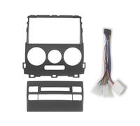 stereo radio fascia frame For Toyota For Land Cruiser For Prado 120 2002 2003-2009 Audio 2 Din Frame Dashboard Panel Mount Kit 9" Car Radio Fascia(Fascia and Cable A)