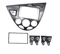 stereo radio fascia frame LHd Dash Mount Kit Interior Car Radio Surround 2 Din Panel For Focus Mk1 For Fiesta(SILVER)