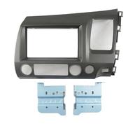 Stereo Radio Frame Fit For Honda Civic 2006-2011 2din Stereo Dvd Frame Install Face Panel Dash Mount 6.2/7 InchLHD RHD(RHD-Frame-gray)