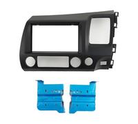 Stereo Radio Frame Fit For Honda Civic 2006-2011 2din Stereo Dvd Frame Install Face Panel Dash Mount 6.2/7 InchLHD RHD(RHD-Frame-blue)