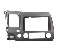 Stereo Radio Frame Fit For Honda Civic 2006-2011 2din Stereo Dvd Frame Install Face Panel Dash Mount 6.2/7 InchLHD RHD(LHD-Frame-gray)