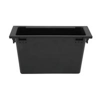 Stereo Radio Storage Box, Single DIN Dash Kit, DIN Pocket Installation, Car Cup Holder, Cubby Compartment, Audio 1Din Dashboard Organiser, Replacement for Mazda, Black